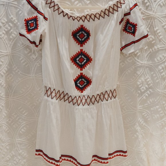 TulaRosa Embroidered Off-Shoulder Dress - Picture 2 of 5